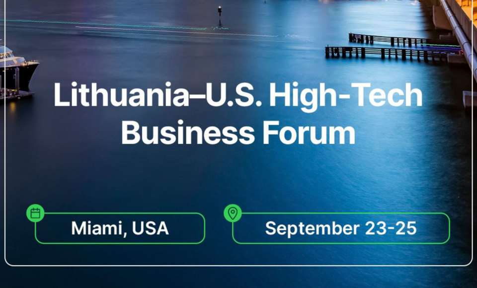 Lithuania and the United States are bringing the conversation on technology, investment and business cooperation to Miami this September